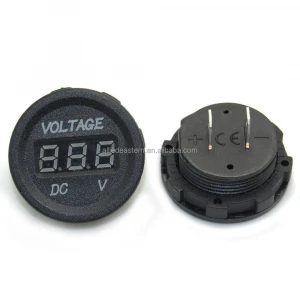 Automotive battery voltage meter