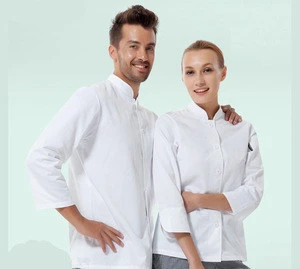 Autumn overalls wholesalers long sleeve White restaurant chef overalls workwear Workwear for unisex A-166