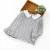 Import Autumn wear new girls sleeve T-shirt baby girls casual stripe top coat from China