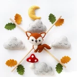 Baby Mobile Felt Nursery Crib Mobile Handmade Baby Shower Gift for baby