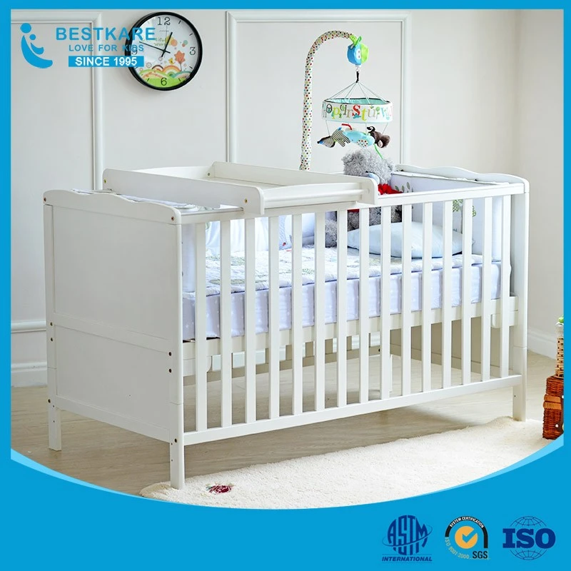 Baby wooden changing table infant Toddler Bed