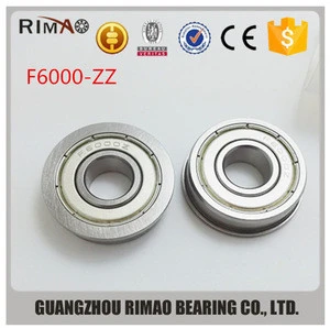 ball bearing F6000z Flange bearing F6000zz flanged ball bearing