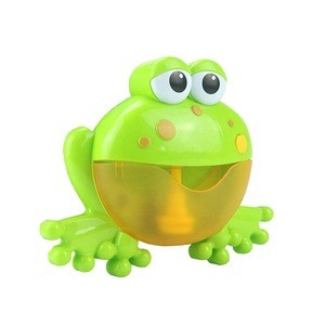 bathroom automatic musical bubble blower playing bathtub suction cup frog bath toy