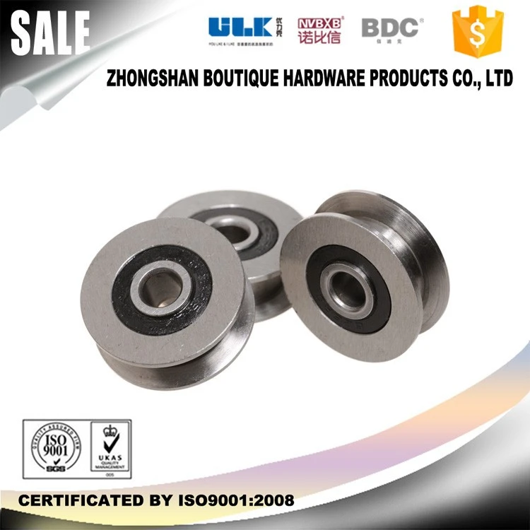 (BDC-NB028) High precision 440C stainless steel v groove bearing