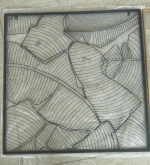 Beautiful design luxury metal wall decorative art sculpture background wall modern home wall decoration