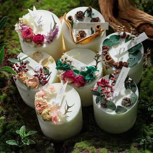 Beautiful Pillar Candles Wedding Candles Gift Candles Wholesale Easter Ramadan Home Decoration for Halloween Christmas