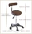 Import Beauty Parlor Hydraulic Pedicure Stool Adjustable Gas Lift Barber Chair with wheels from China