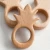 Import Beech wood Christmas tree baby teether ring wood napkin ring Nature Christmas Tree wood grasping sensory infant toys from China