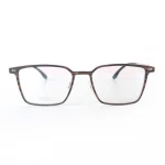 Benyi 2021 New model square carbon fiber luxury vintage wooden optical eyeglasses frames