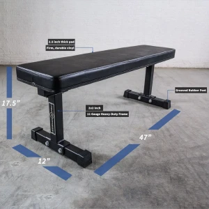 best sale cheap ningbo Sports Fitness Steel Frame Flat Weight Training Bench with Cross Bars weight lifting bench gym fitne
