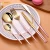Import Best Selling International 410 Stainless Steel Flatware Spoon Fork Gift Box Cutlery Set from China