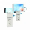 Best selling new products 3.1 amp cell phone charger outlet plates mobile cell phone holder echo dot 2 case