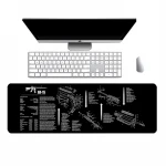 Big Extended Mouse Pad Black XXL Gamer Custom Logo Keyboard Pad Large Gaming Mouse Mat RGB Gun Cleaning Mat Gaming Mouse Pad