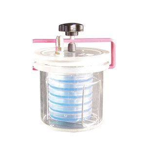 BIOBASE China Lab Medical Colored Stainless Steel Clamp PMMA Material Excellent Airtight Glass Performance Mini Anaerobic Jar