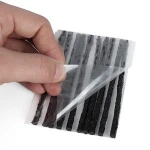 Black 10pcs/set Tubeless Seal Strip Plug Bike Car Tyre Repair Recovery Tools For Tire Puncture