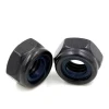 Black carbon steel DIN 985 M3 M5 M7 hex nylon insert lock nut