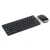 Black Color Wireless Keyboard Mouse Combo with different layout H288 Slim multimedia keyboard with 78 keys with scissor