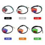 Black colorful ON/OFF Button Connector Motorcycle headlight switch For 7/8