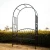 Import Black Metal Garden Arbor With Seat from China