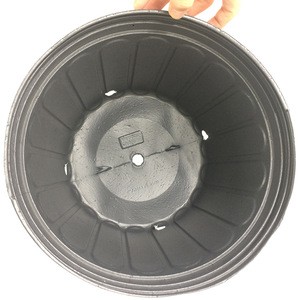 Buy Black Plastic Hdpe Nursery Tree Planting Gallon Pots Garden Planter ...