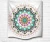 Import Bless International Indian Hippie Bohemian Psychedelic Peacock Mandala Wall Hanging Bedding Tapestry from China