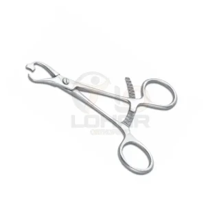 Bone Plate Holding Forceps 12cm Long German stainless steel plate holding forceps