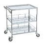 Bossay Medical Cart BS-631B Hospital Stainless Steel Surgical Instrument Trolley