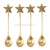 Import Brass Short Bar Spoon With Brass Embossed Star Ended Handmade Handle Bar Accessories from India