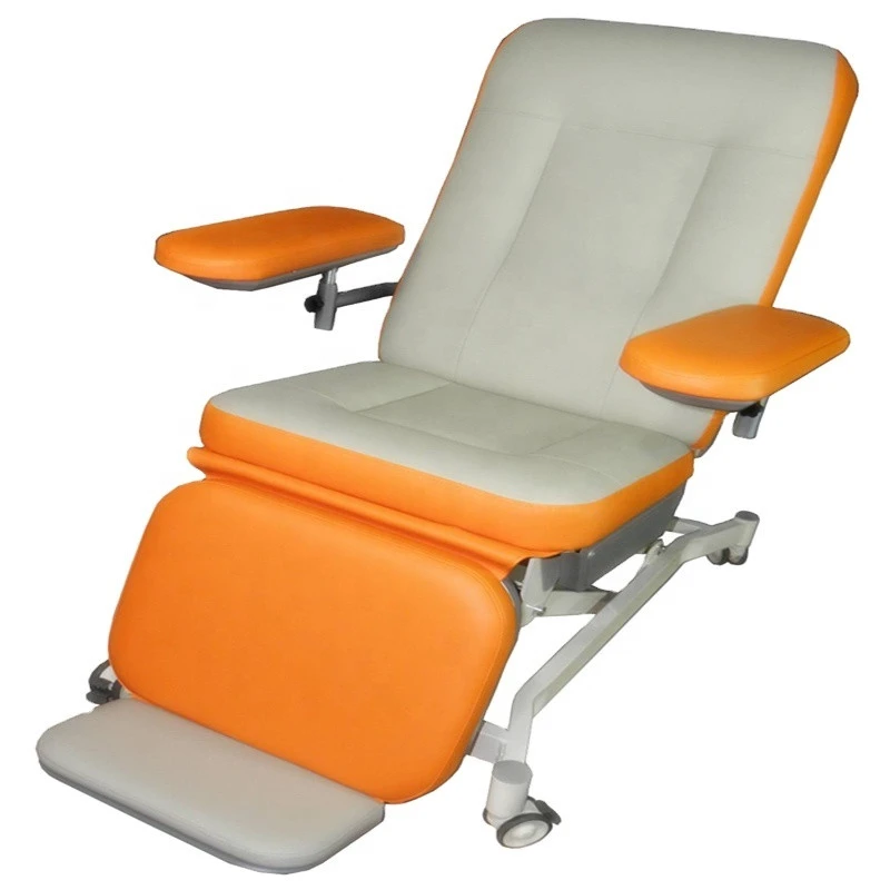 BT-DN026 WIth CPR function Medical Instrument Electric  Blood Donation Chair with overbed table price