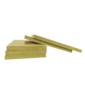 Building material 60kg m3 rock wool fireproof rockwool insulation panel for building