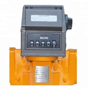 bulk positive displacement flow meter with printer/petrol flow meter/tank truck