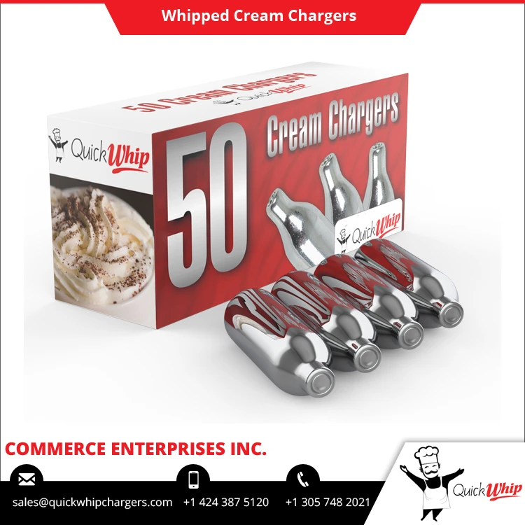 Bulk Quickwhip Whipped Cream Chargers 8g from USA