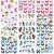 Import Butterfly nail decals for Nail Art Stickers Water Transfer Decals nail decorations for Nails Supply Watermark DIY from China