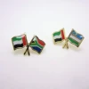 Butterfly Pin Badge South African Flag Metal Badge Making Custom Lapel Pin
