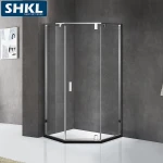 Cabin cruiser new tempered glass design shower enclosure