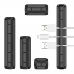 Cable Holder Clips For USB Charing Cable/Power Cord/Mouse Cable Desktop Silicone Cable Cord Management Clip Organizer