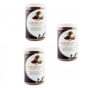 CACAO Coconut Jar 550g Raw Cocoa Powder Best Selling Brown Cocoa Ingredients 0 Cocoa Content Chocolate Taste High Quality 7 Days