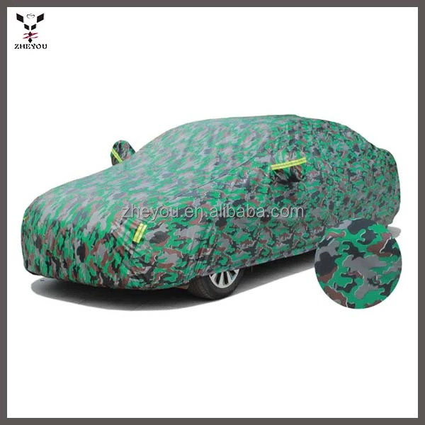 Camouflage oxford sun protection car cover indoor