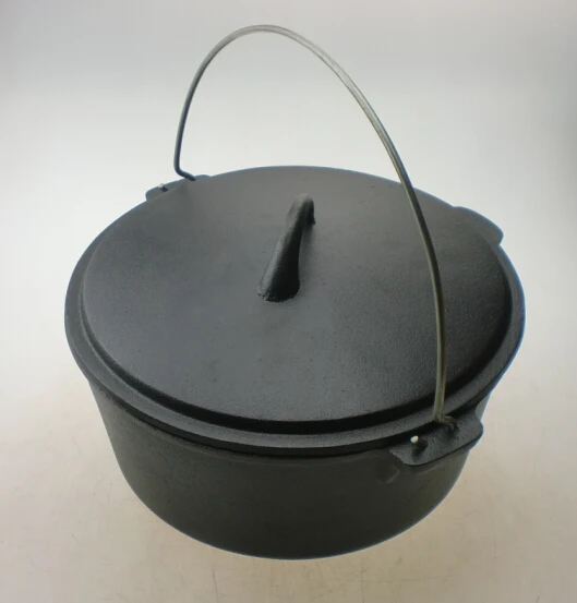 camping cast iron dutch oven