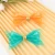 Import candy color headdress, sweet baby hair PVC accessory hair clip  Childrens bow hairpin, jelly transparent  hair bow from China