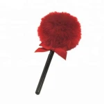 Candy Lollipop Plush Polyester Powder Long handle Cosmetics Makeup Puff for Blush, Foundation & Highlighter