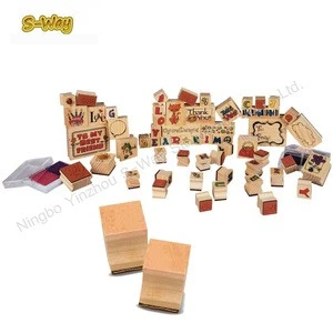 Candy rubber stamps,wood stamp