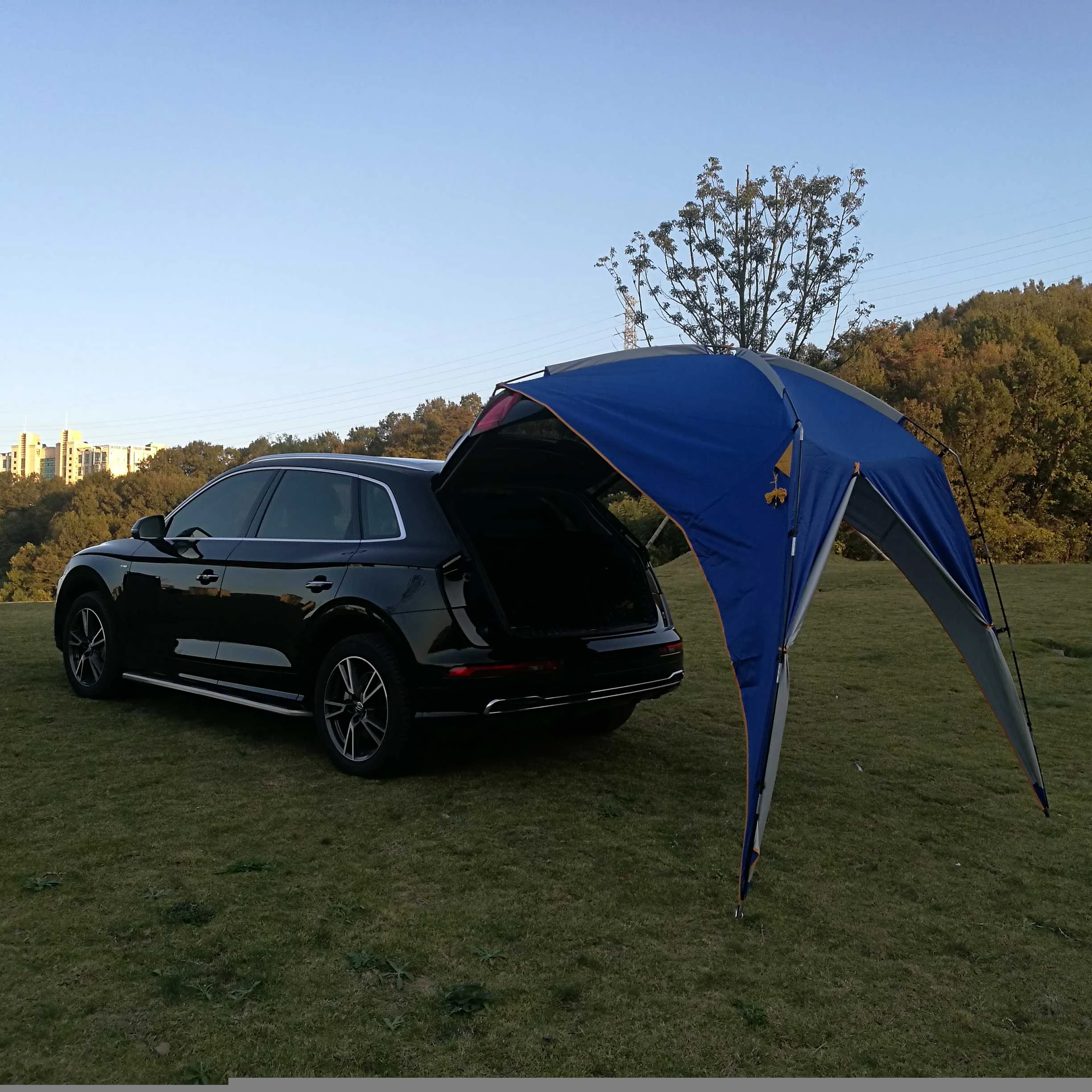 Car Awning Sun Shelter SUV Tent Auto Canopy Portable Camper Trailer Tent  Car Shelter for Beach