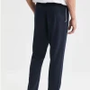 Cashmere pants men Cashmere cotton mens elastic waist straight casual pants with all knitted sweatpants