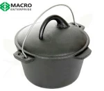 Cast iron outdoor dutch oven/cookware