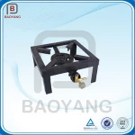 Cast iron saft gas cooking appliance