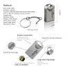Ceamere CD01 Crown USB 2.0 Flash Memoria Pen Drive 128GB 64GB 32GB 16GB 8GB 4GB 2GB Metal Pendrive Mini USB Flash Drive