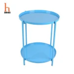 Center Coffee Table Steel Luxury Simple Top Metal Picture Style Daylight Living