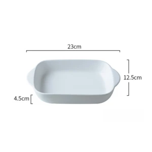 Ceramic Baking Dish for Oven, Baking Casserole Dishes Baking Pans with Handle for Cooking and Cake Dinner