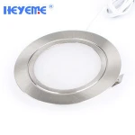 CE&RoHS AC 220V-240V Frosted Brushed Chrome LED Cabinet Light Led Puck Light For Cupboard